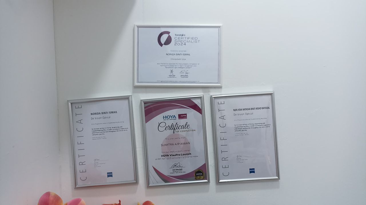 Optical Certifications